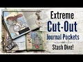 Stash dive extreme cutout journal pockets