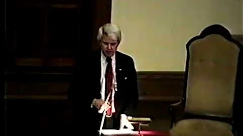 1986 - Gov. Richard Lamm, DePauw's First Ubben Lecturer