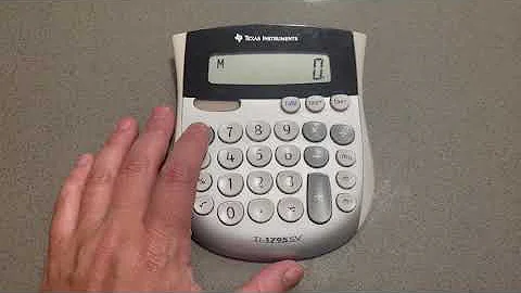 Review of TI-1795 SV Calculator
