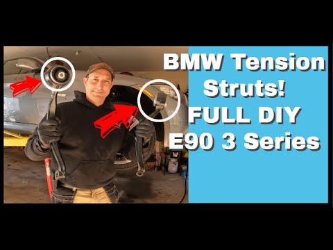 BMW 3 Series Thrust Strut Thrust Arm Replacement FULL DIY #bmwrepair #automobile