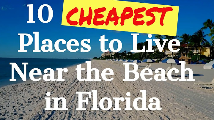 Most affordable places to live in florida gulf coast