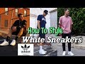 HOW TO STYLE WHITE SNEAKERS - SUMMER LOOKBOOK