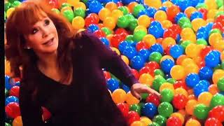 Barbara Jean pushes reba in ball pit