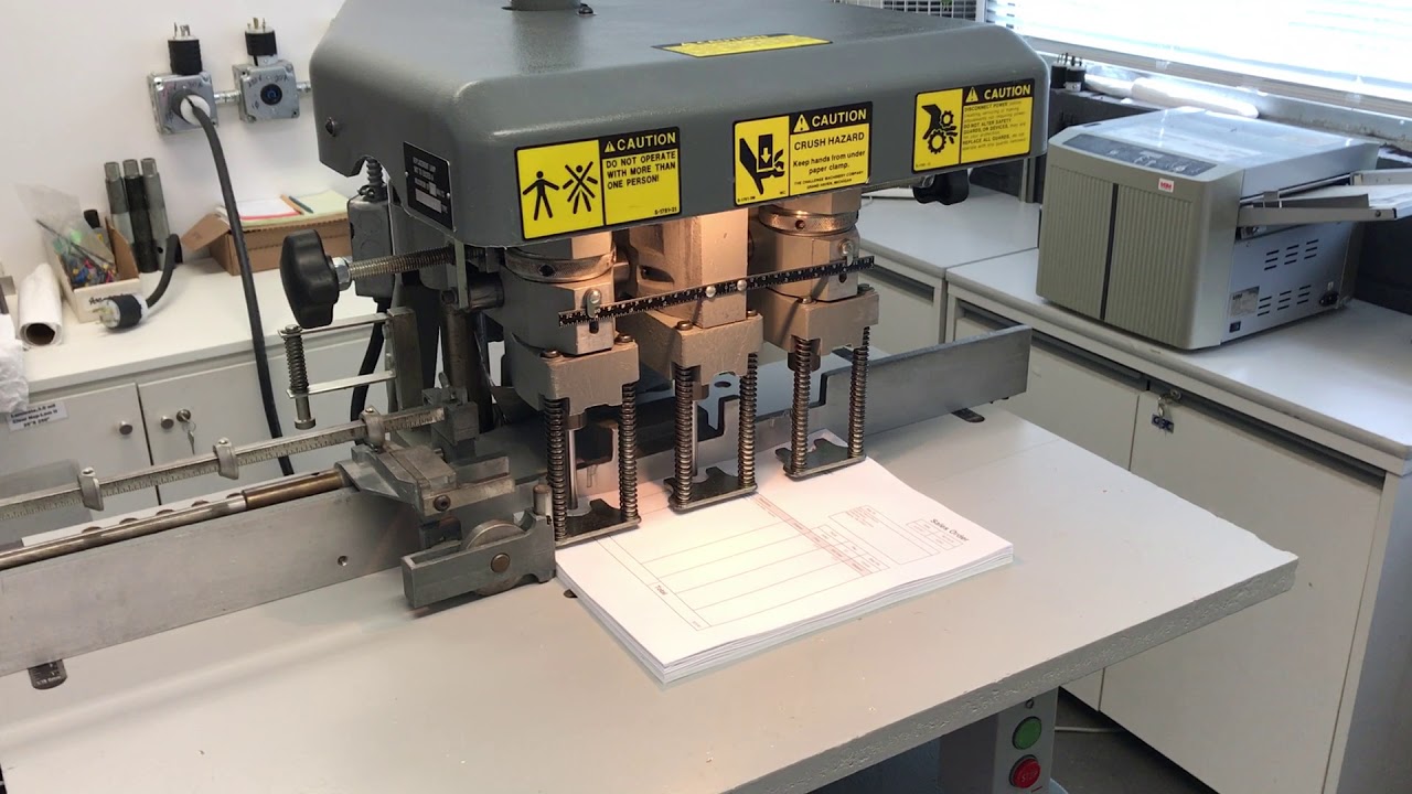 Used Challenge EH-3A Paper Drill - SN: 955375