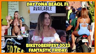 Daytona Biketoberfest 2023 - Fantastic Friday - 4K - Bike Week