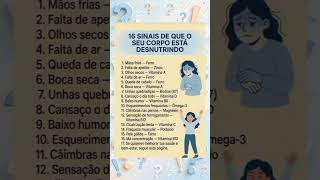 😱 Sinais Importantes de Falta de Nutrientes. #shorts