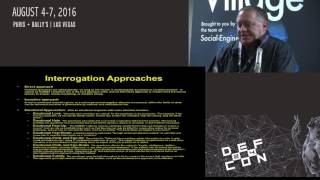 DEF CON 24 SE Village - Robert Anderson - US Interrogation Techniques and SE
