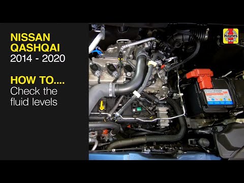 Nissan Qashqai (2014 - 2020) - Check the fluid levels