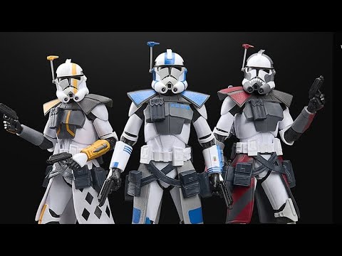 New Star Wars Black Series Arc Troopers 3 pack action figures