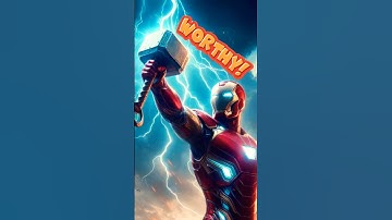 Was Iron Man Secretly Worthy of Mjolnir in Endgame?! #ironman #thor