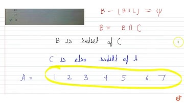 `A={1,2,3,4,5,6,7},B={3,4,5},` then the number of subsets C of A such that `B-C = phi`,is
