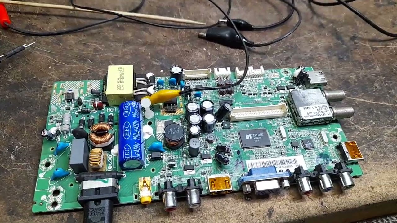 Comprobar IC oscilador de fuentes chinas.