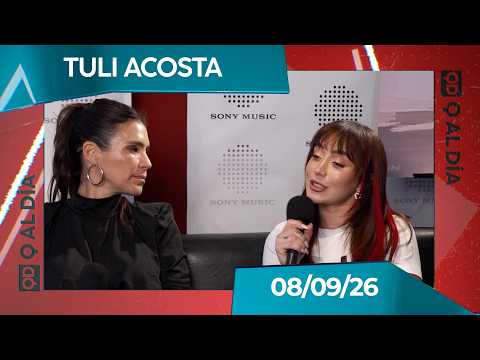 TULI ACOSTA ESTRENÓ LOS VIDEOCLIPS DE SUS CANCIONES "THE END" Y "25" #QAlDía 08/09/26