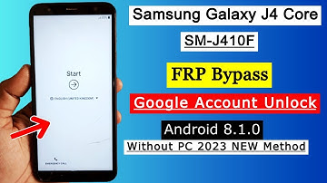 Samsung Galaxy J4 Core FRP Bypass 2023 | Samsung SM-J410F Google Account Remove Without PC