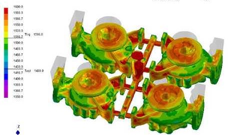 ProCast formfilling & Solidification