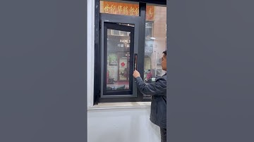 Frameless Pocket Lock Screen # Qiangning Window and Door Protection System # Screen