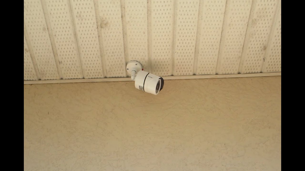 How to Run Camera Wires From the Outside of the House Lorex 4k Security YouTube