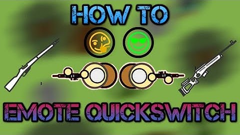 HOW TO EMOTE QUICKSWITCH(EASY METHOD) | SURVIV.IO