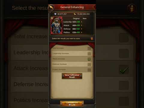 Cultivate General Evony