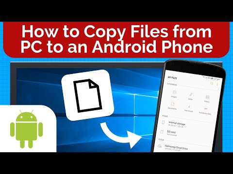 Video: How To Copy A File From Computer To Phone