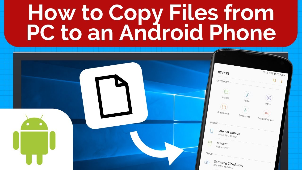 How To Copy Files From Your PC To An Android Device YouTube