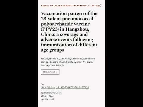 Vaccination pattern of