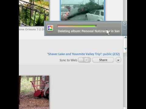 How to delete empty Picasa albums online