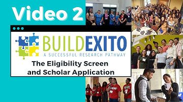 Scholar Application Video 2: The Eligibility Screen & Scholar App