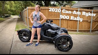 THREE WHEEL GOOFIN'  Checking out Jared's 2020 CanAm Ryker 900 Rally