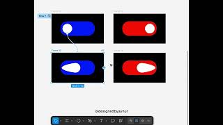 Bouncy Toggle Switch Animation in Figma | UI Interaction Design