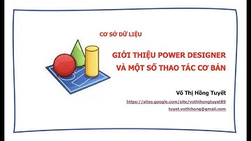 Làm quen PowerDesigner và một số trường hợp gặp phải khi chuyển Conceptual sang Physical Data Model