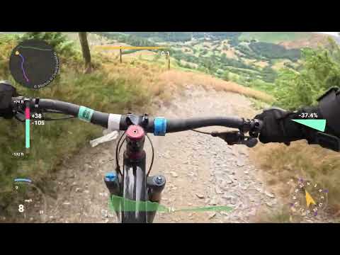 Revolution Bike Park July 2026 Ffarside downhill first drop (Pro line)