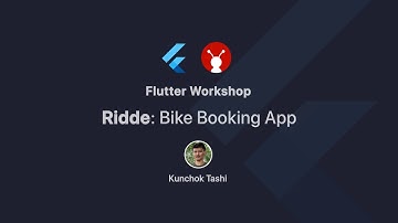 Ridde: Bike Booking App by Kunchok Tashi | Flutter Fest Workshop | GeekyAnts