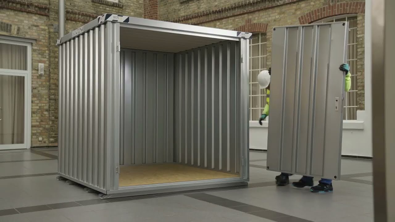 Schnellbaucontainer Montage