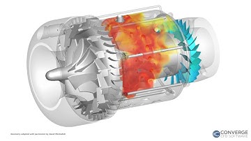 Simulating a Microturbine with CONVERGE