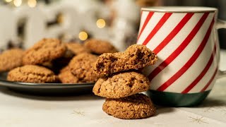 Christmas 4-Ingredient Walnut Cookie Recipe No flour, no butter needed