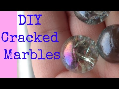 Cracked Marbles In Your Oven Tutorial DIY