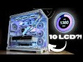 A pc with only the tl lcd fans ft lian li rtx 4080  7800x3d