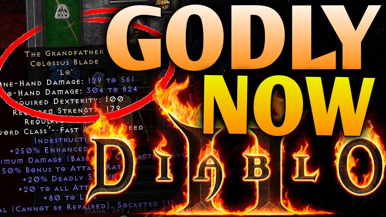 Grandfather is GODLY NOW | Diablo 2 Resurrected