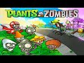 Plants vs Zombies - All Pea Vs Threepeater Vs Gargantuar Vs Zomboss