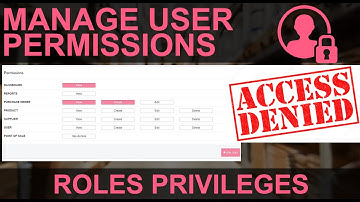 PHP Project: How To Manage User Permissions - Multi User Role Based Application PHP & MYSQL - Part 1