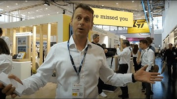 ST Booth Tour at Embedded World 2022, AI, Cube AI, NanoEdge AI Studio, STM32WB, STM32U5, Sensors,NFC