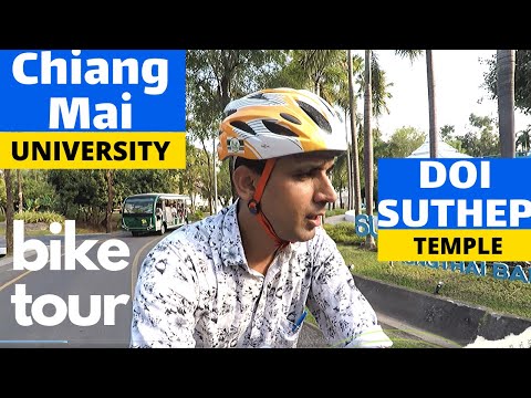 chiang-mai-bike-tour---doi-suthep,-chiang-mai-university,-thai-food