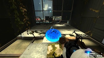 Portal 2 - Challenge, Cube Momentum, 15.61s