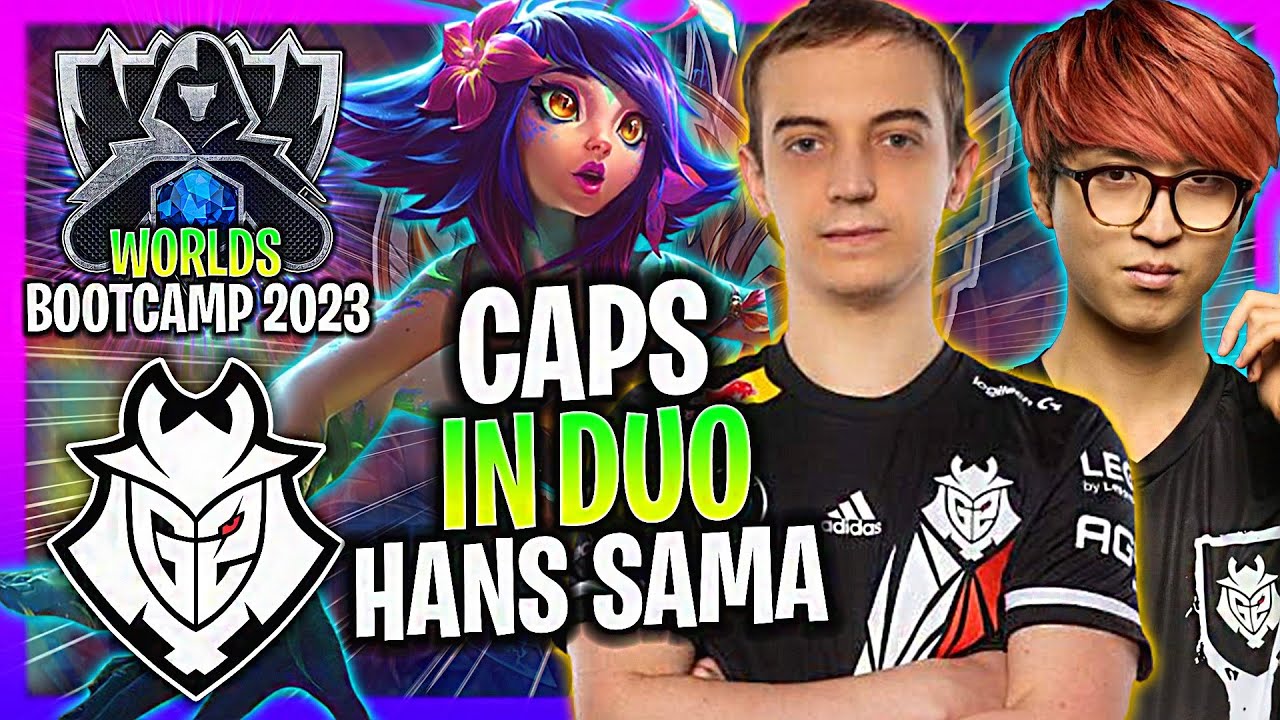 G2 CAPS duo HANS SAMA IN KOREA SOLOQ! G2 Caps Plays Neeko Support