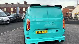 Lamborghini Blue Ford Transit Custom - Manchester Van Sales