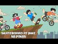 Skateboard at Bike sa PINAS (Nahulog sa Bangin) | Pinoy Animation