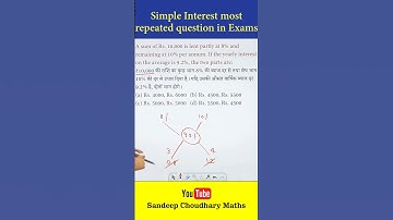 Simple Interest Short Tricks | Simple Interest | Maths Short Tricks | Sandeep Choudhary #ssc #maths