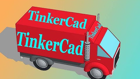 TinkerCad tutorial for beginners Part 2 || 3D designing || How to build a truck in TinkerCad