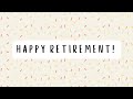 Happy retirement tv art  retirement party decor  retirement celebration decor  tv art screensaver